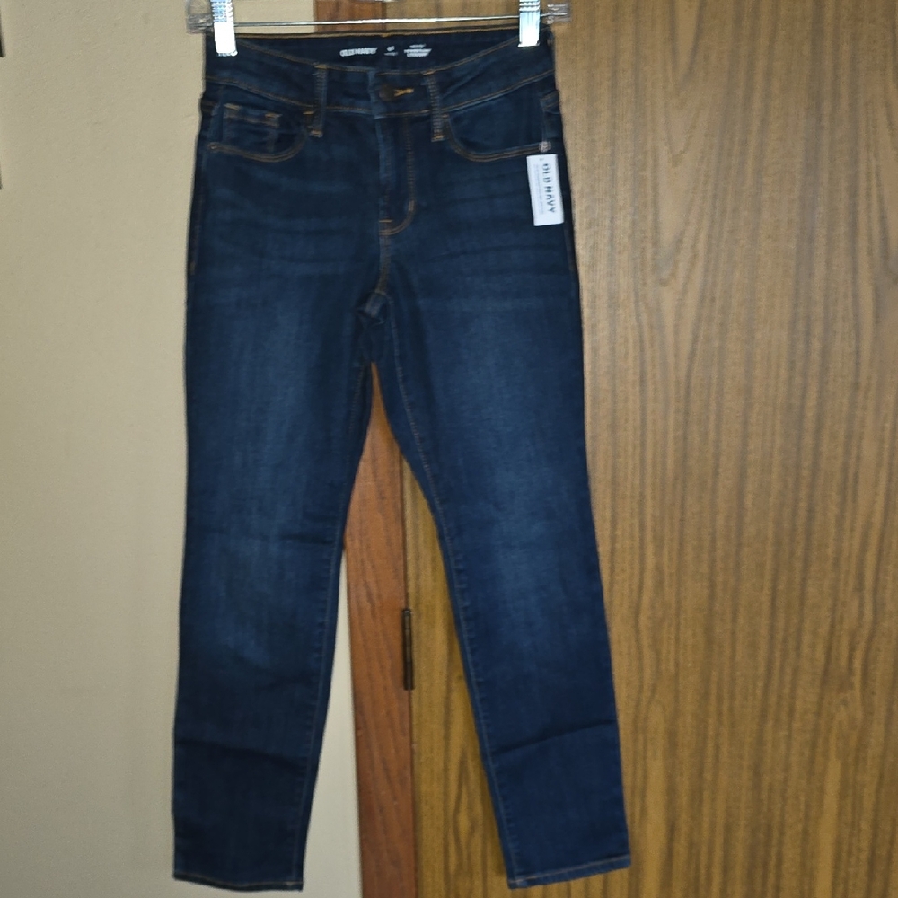 Old Navy Women's Deep Indigo Skinny Jeans